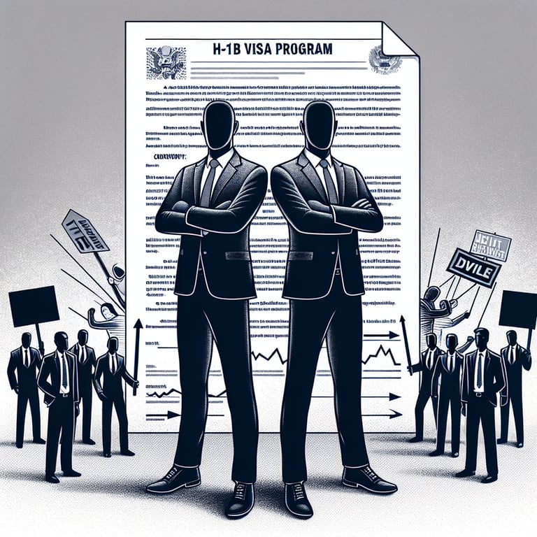 Elon Musk and Vivek Ramaswamy Join Forces to Defend the Controversial H-1B Visa Program!
