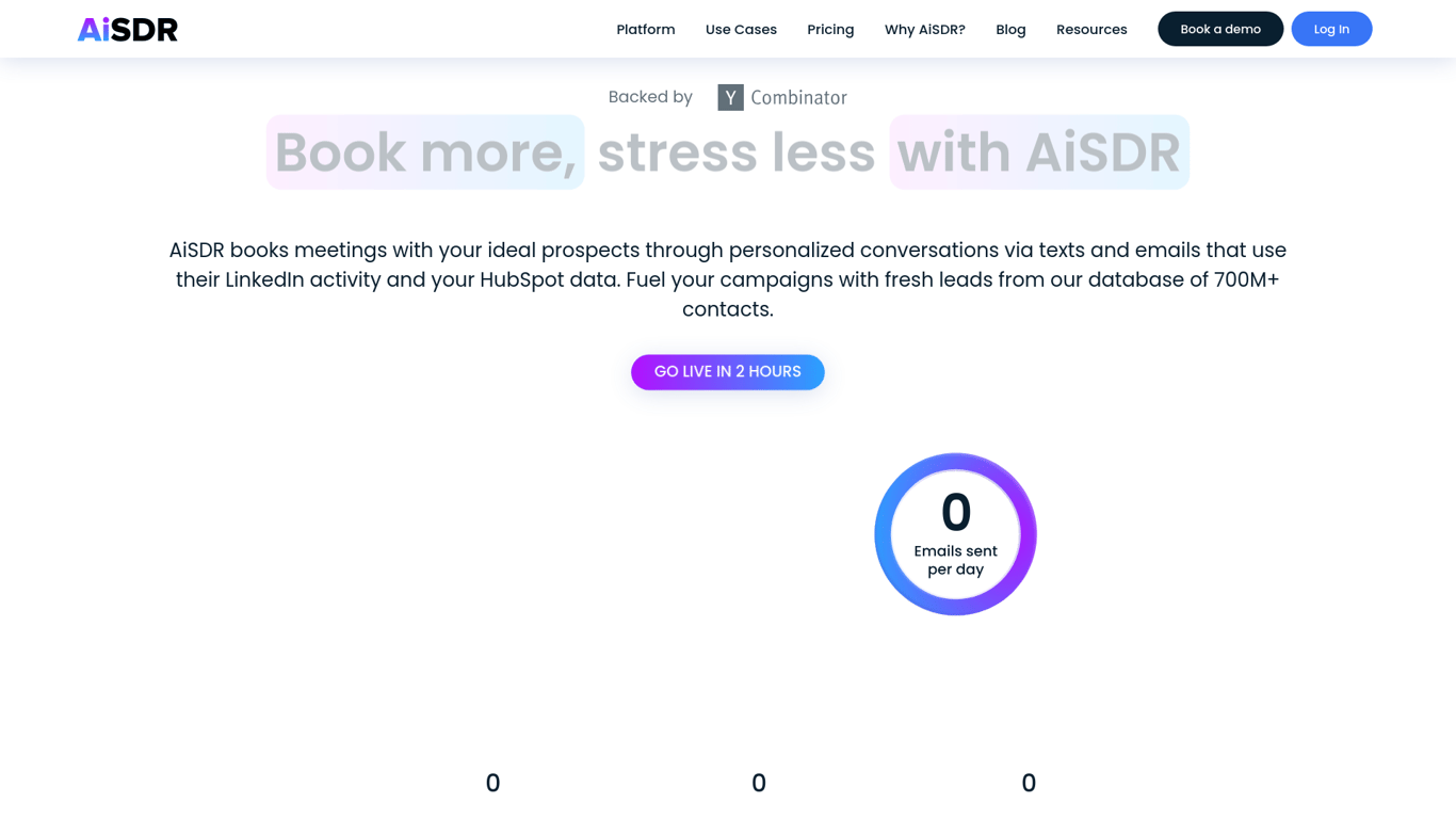 Thumbnail image for AiSDR – Your first AI SDR