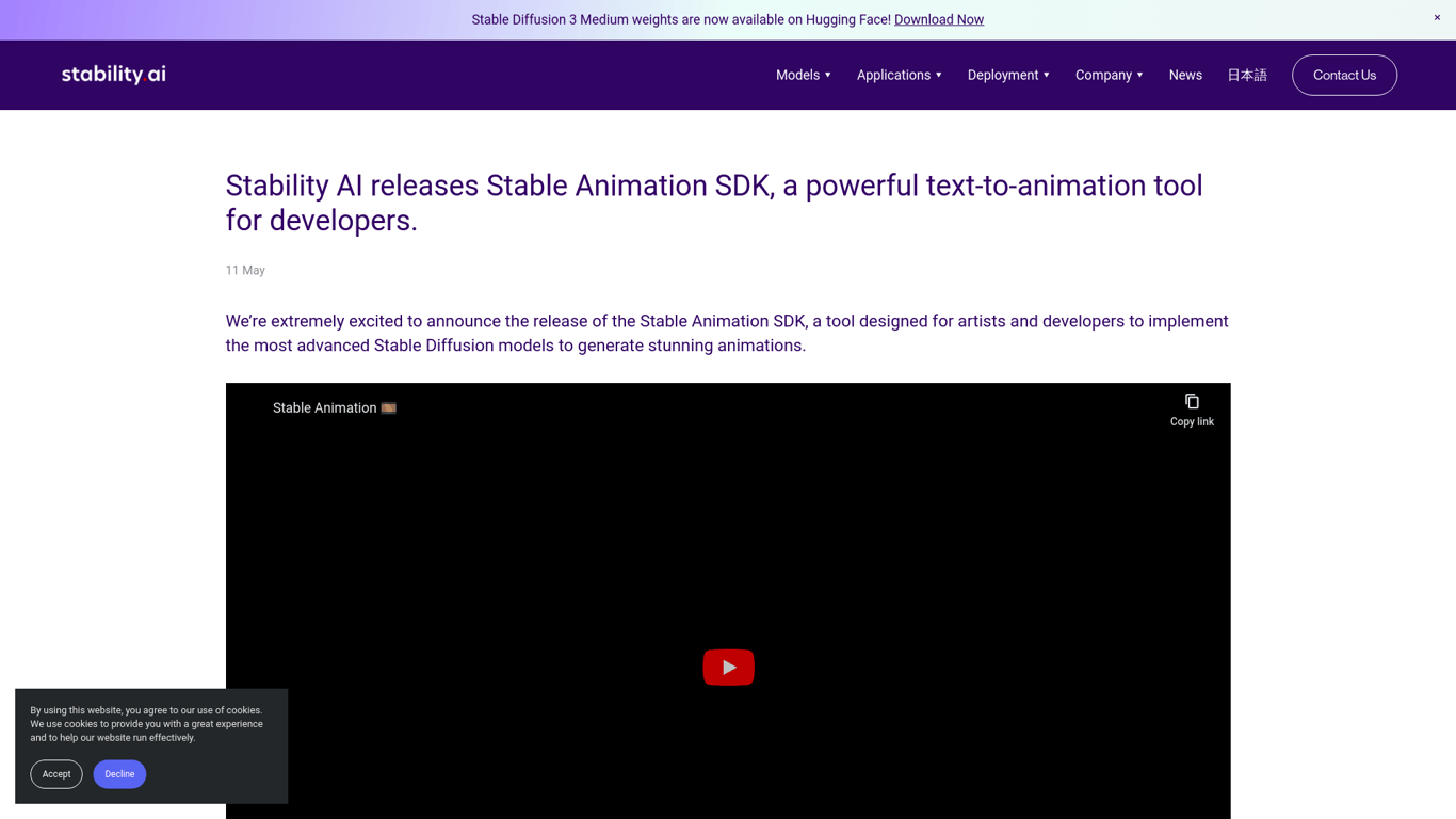 Stable Animation
