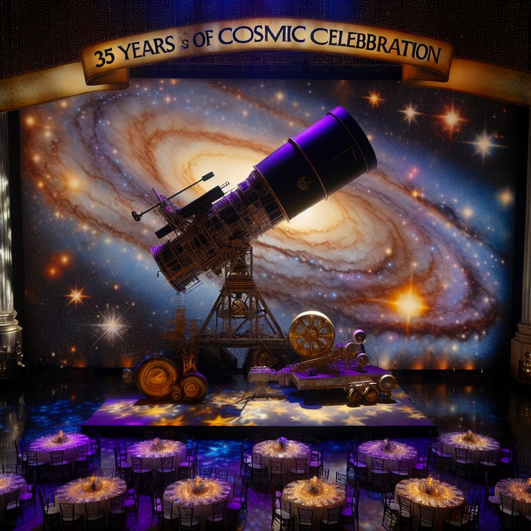 Celebrating 35 Years of Hubble's Cosmic Wonders