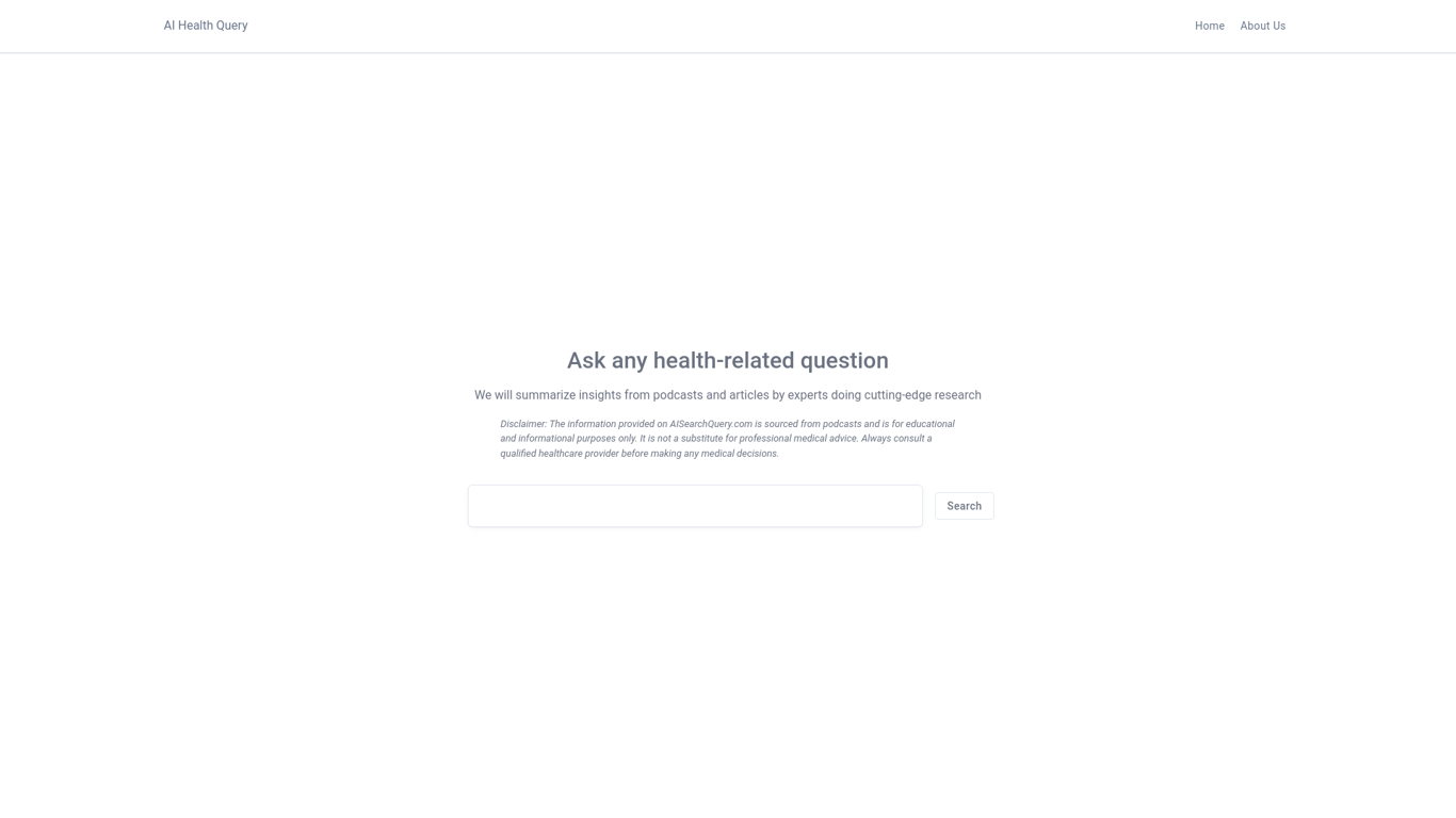 AI Health Query