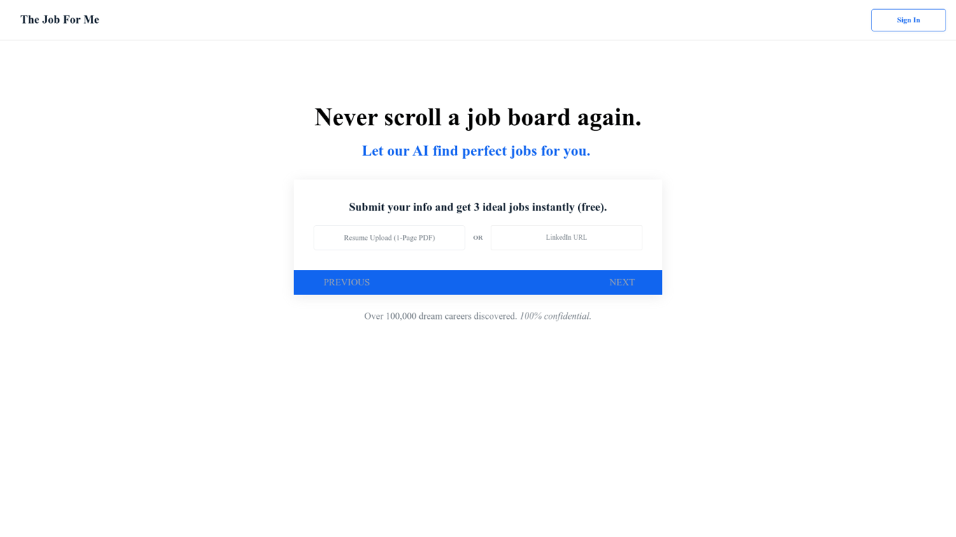 TheJobForMe