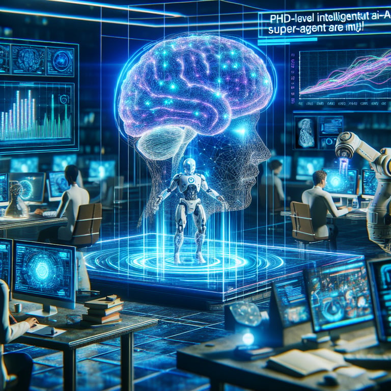 OpenAI's Game-Changer: PhD-Level Intelligent AI Super-Agents Are Imminent!