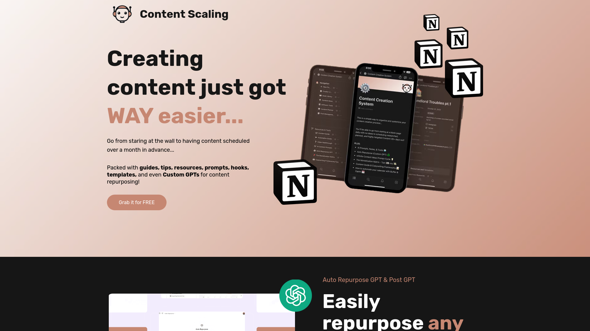 Content Scaling screenshot