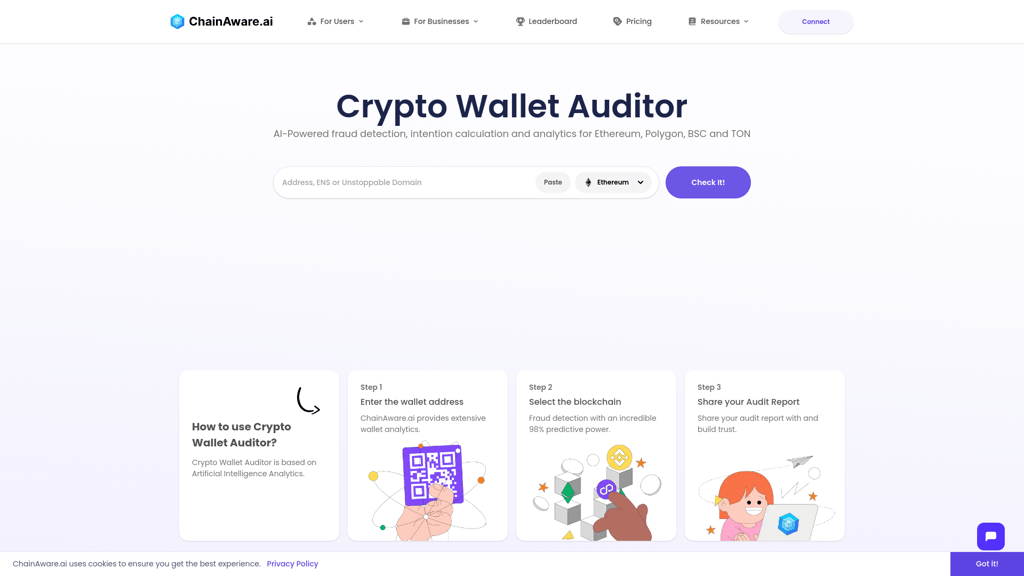 Thumbnail image for ChainAware.ai