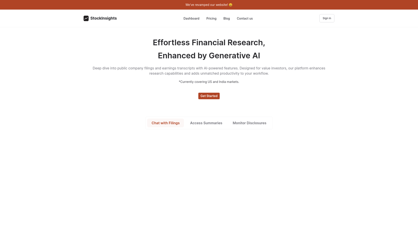 Thumbnail image for StockInsights AI