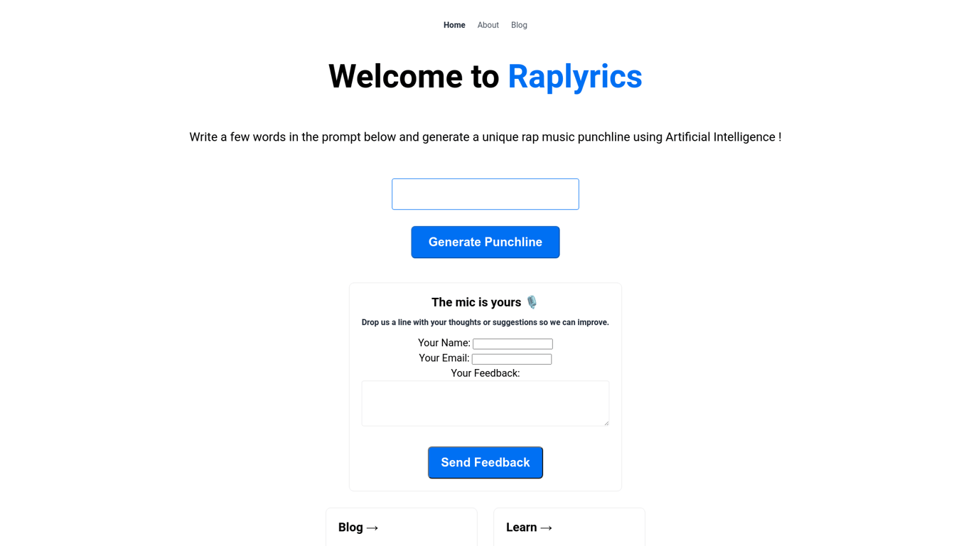 Raplyrics