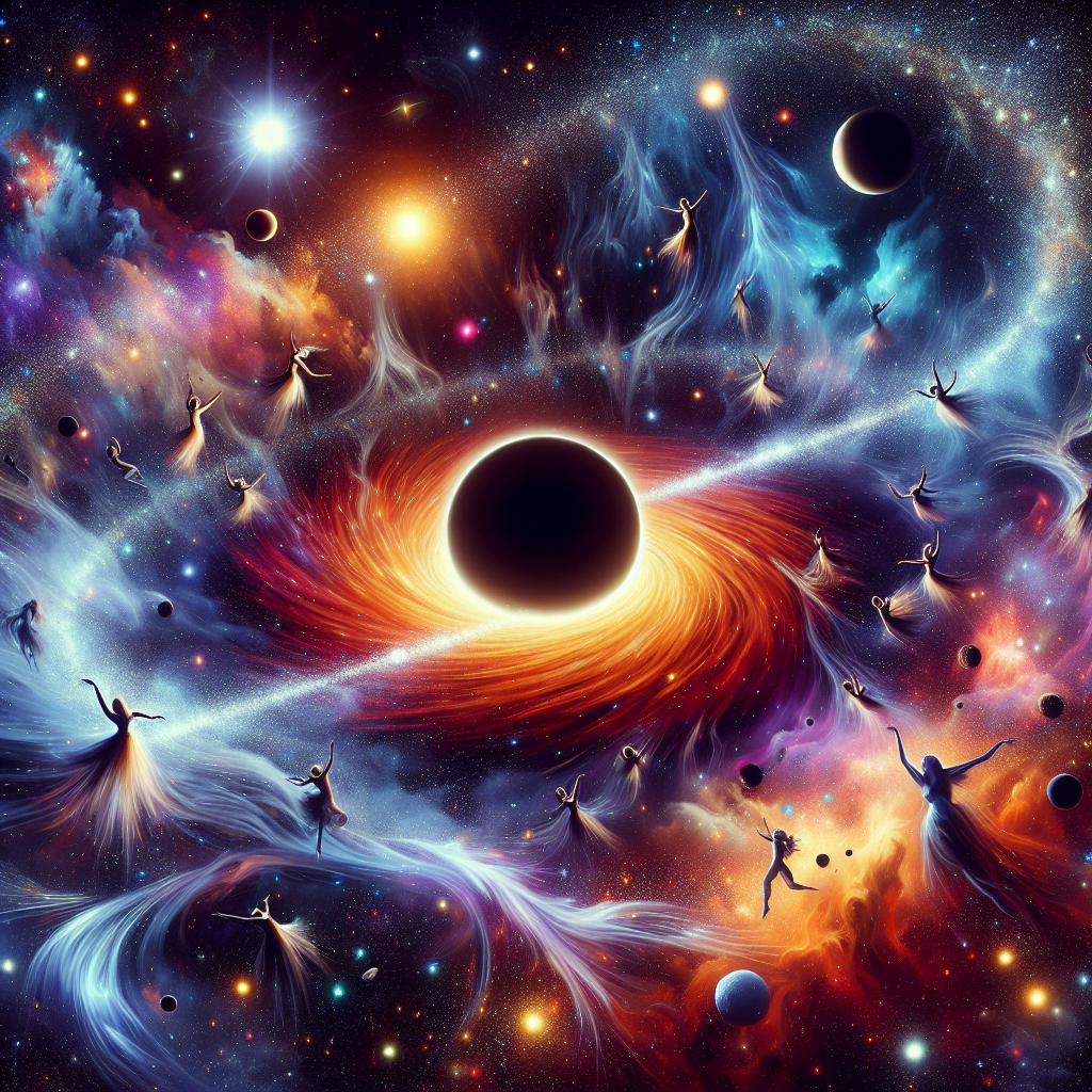 NASA's Dazzling Supermassive Black Hole Dance: A Cosmic Ballet