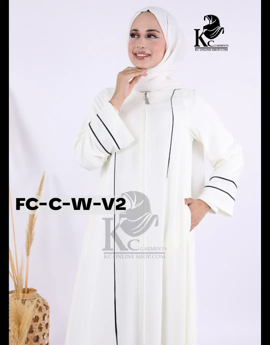 Full Chain v2 Borkha - White