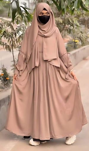 One Colour Borkha