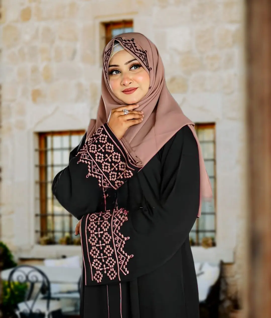 Star PB Embroidery Borkha