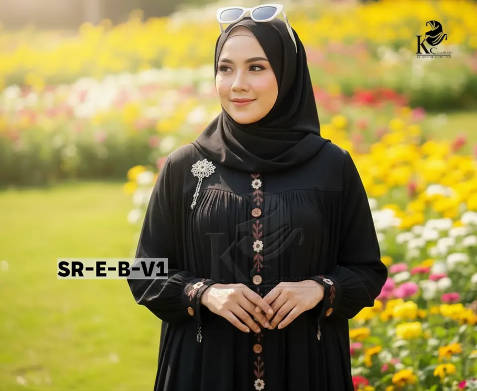 Samira Embroidery Borkha