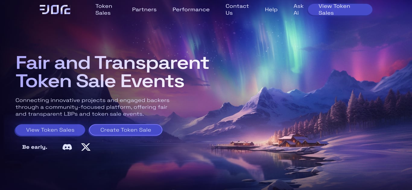 Fjord Foundry page - Image 1 - the project featured image