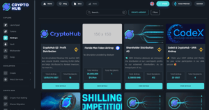 CryptoHub page - Image 1 from the project gallery