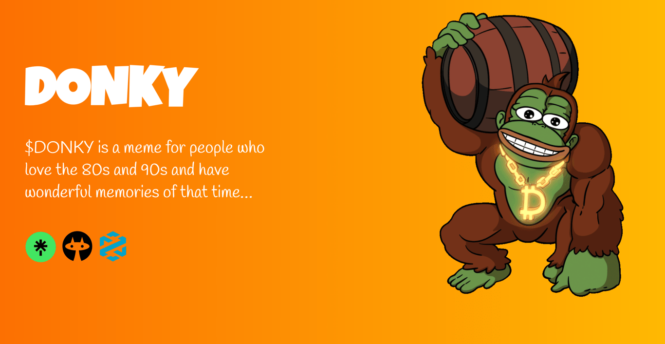 DonkyCoin page - Image 1 - the project featured image