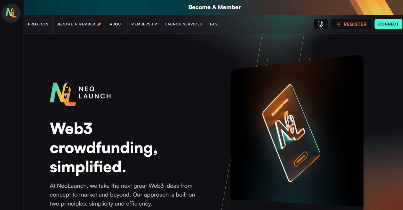 Neolaunch page - Image 1 - the project featured image