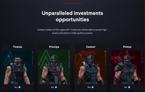 Legion Ventures page - Image 1 from the project gallery