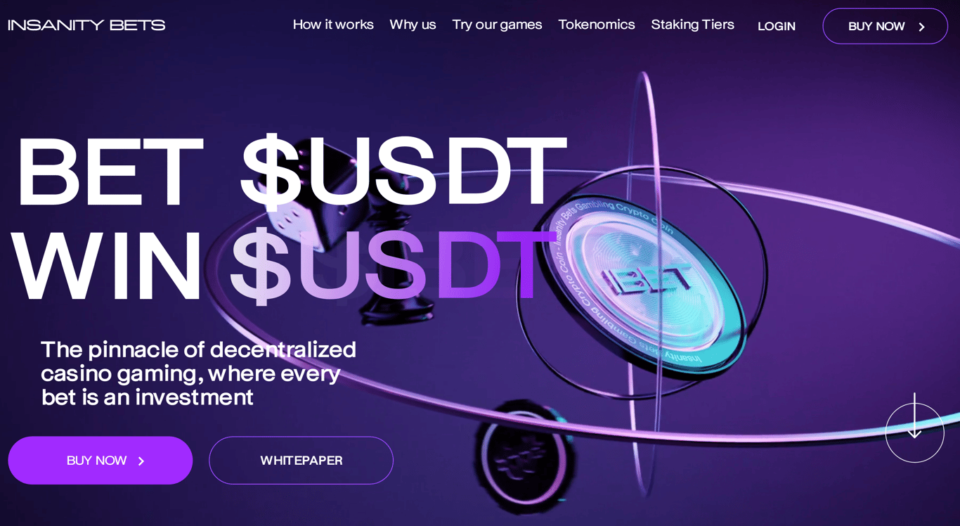 InsanityBets (IBET) Presale on Self-Hosted Launchpad - Details & Reviews