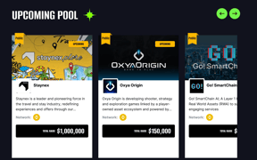 GameFI page - Image 0 from the project gallery
