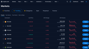 Crypto.com page - Image 1 from the project gallery