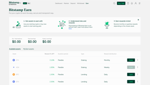 Bitstamp page - Image 3 from the project gallery