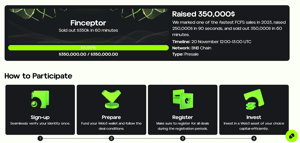 Finceptor page - Image 1 from the project gallery