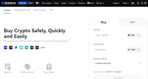 Gate.io page - Image 0 from the project gallery