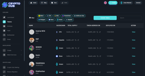 CryptoHub page - Image 0 from the project gallery