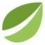 Logo of the Bitfinex exchange inside on the exchange page