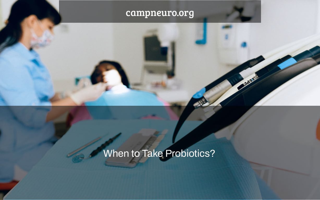 When to Take Probiotics? Camp Neuro