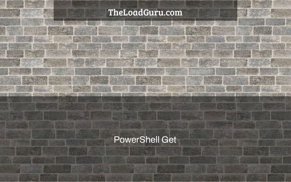 PowerShell Get