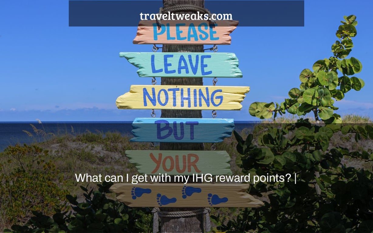 What can I get with my IHG reward points? |