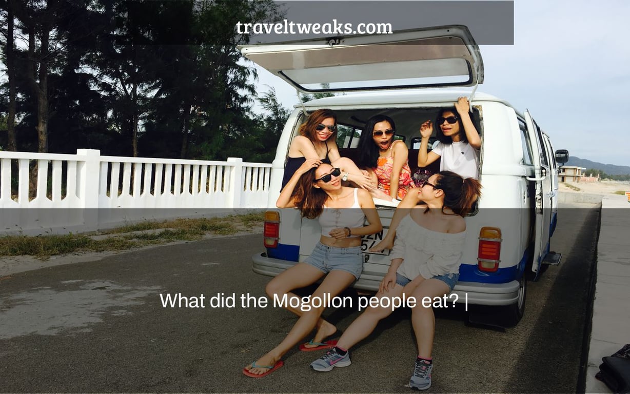 What did the Mogollon people eat? |
