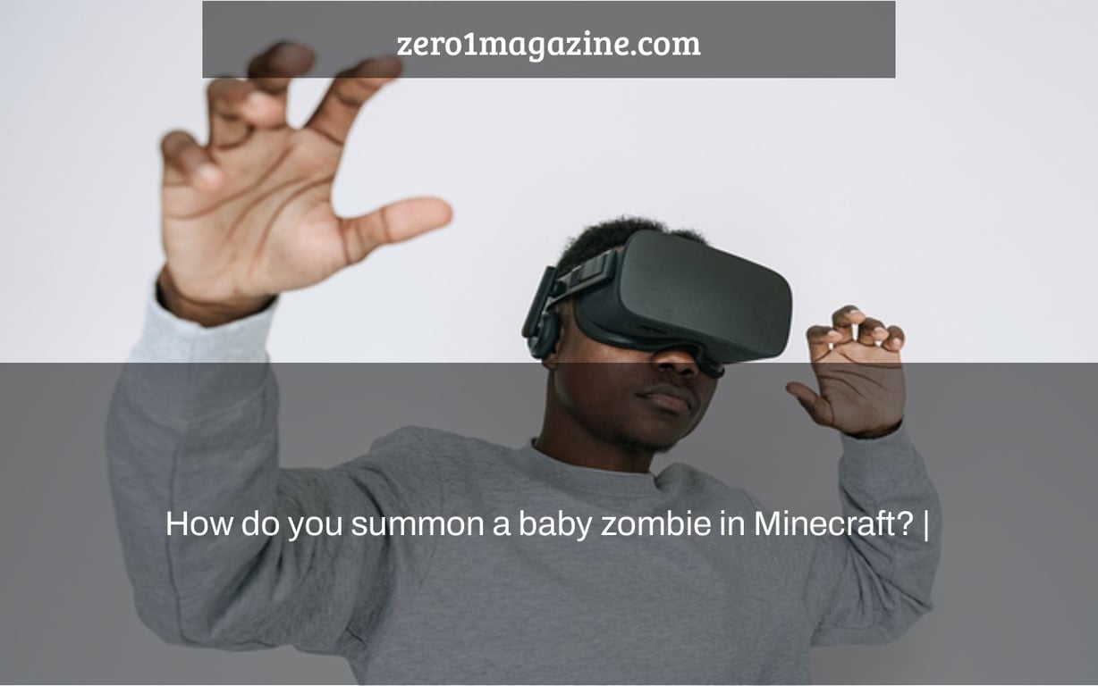 How do you summon a baby zombie in Minecraft? |
