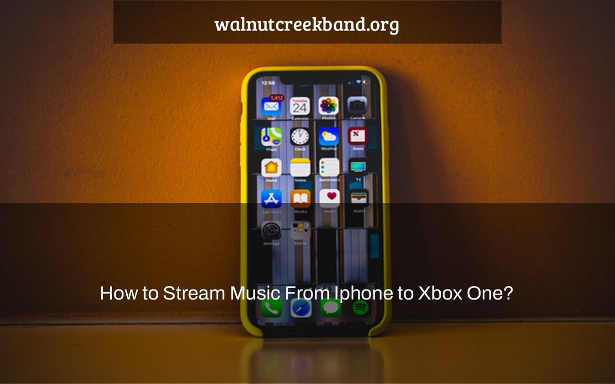 How to Stream Music From Iphone to Xbox One?