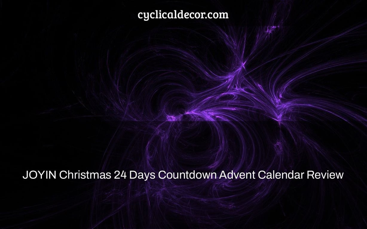 JOYIN Christmas 24 Days Countdown Advent Calendar Review 