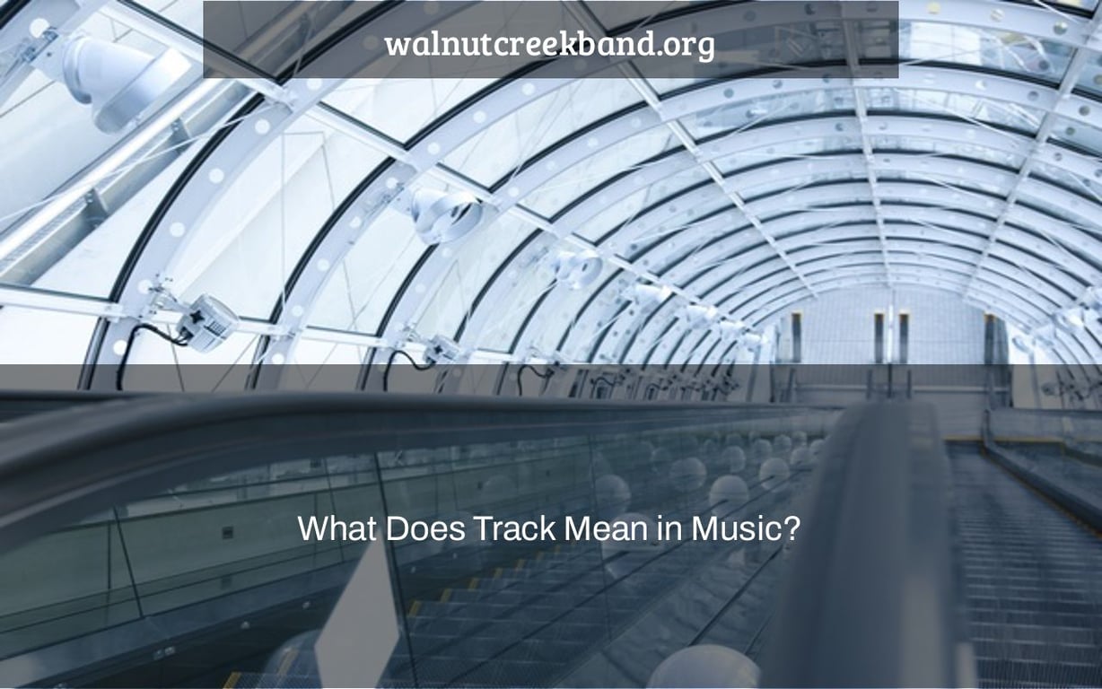What Does Track Mean in Music?