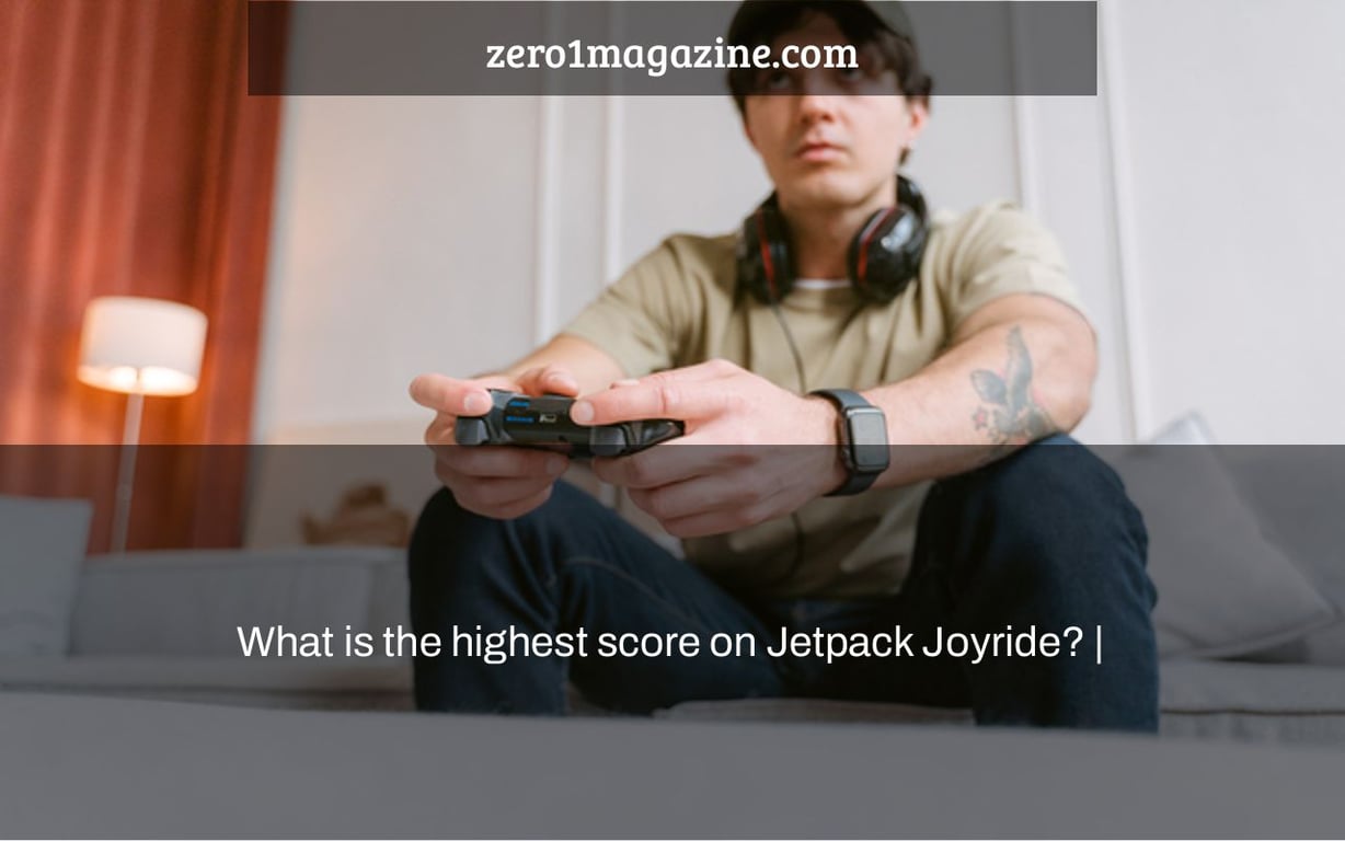 What is the highest score on Jetpack Joyride? |