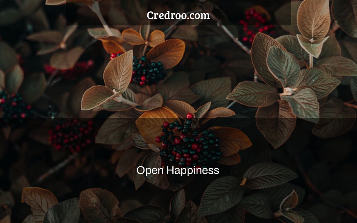 Open Happiness