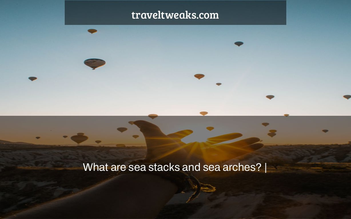 What are sea stacks and sea arches? |