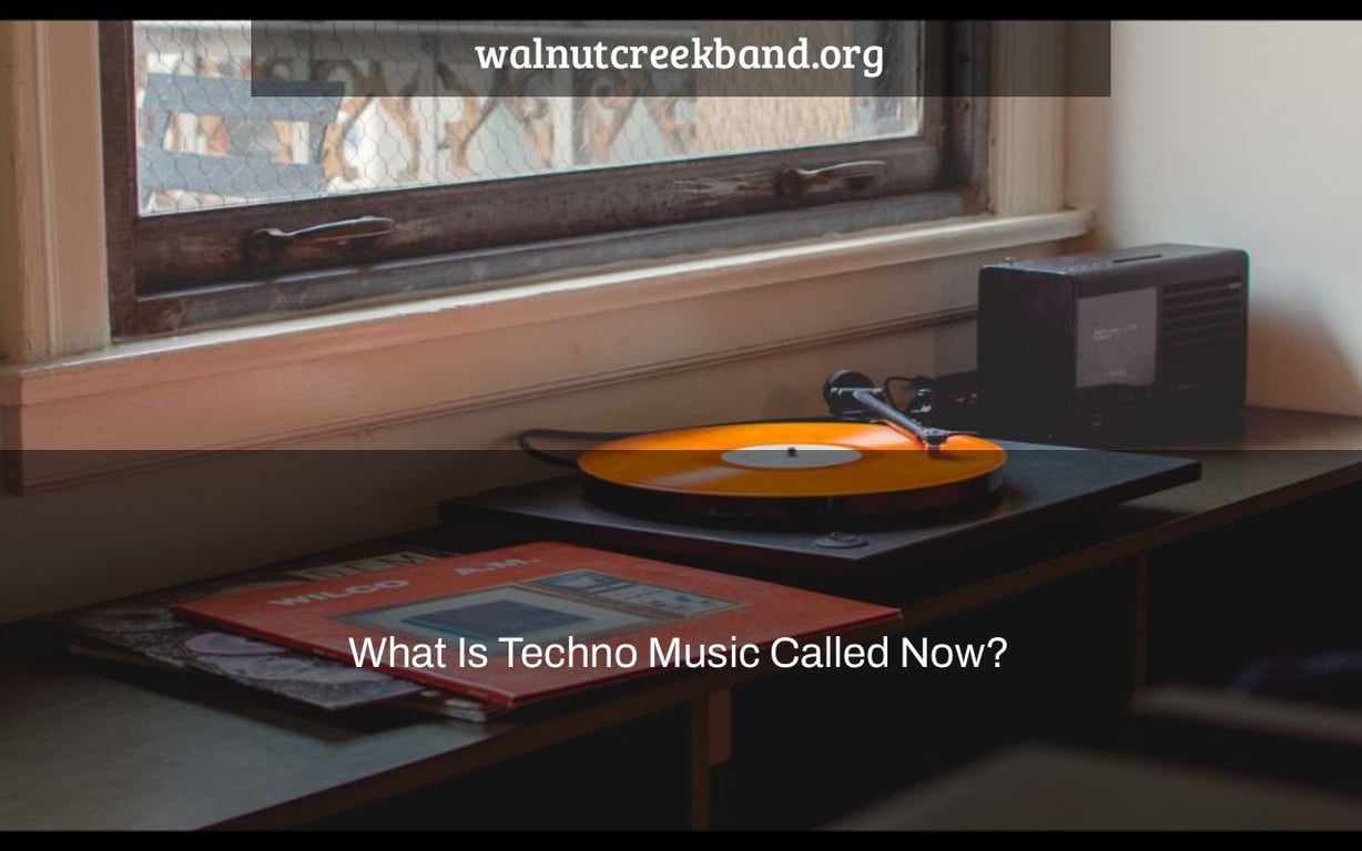 What Is Techno Music Called Now?