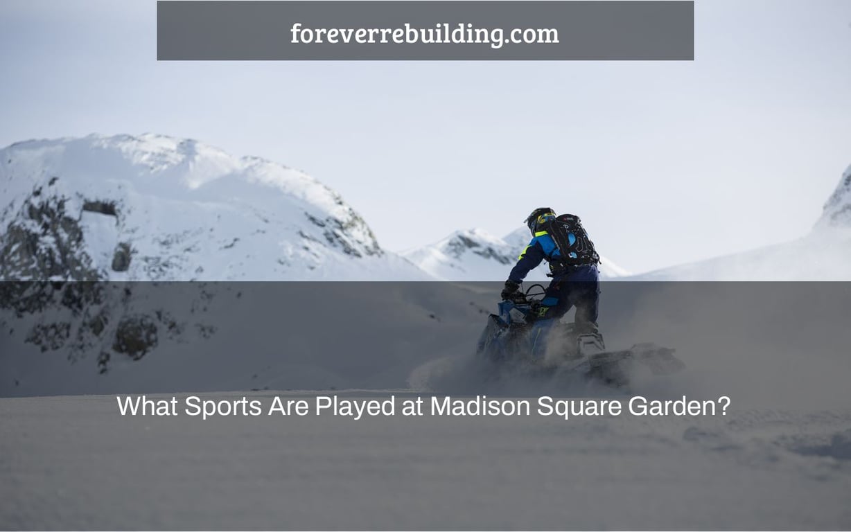What Sports Are Played at Madison Square Garden?
