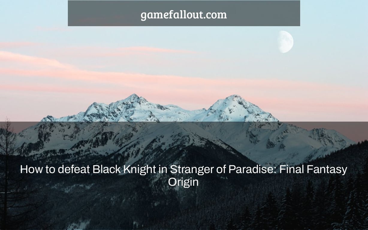 How to defeat Black Knight in Stranger of Paradise: Final Fantasy Origin