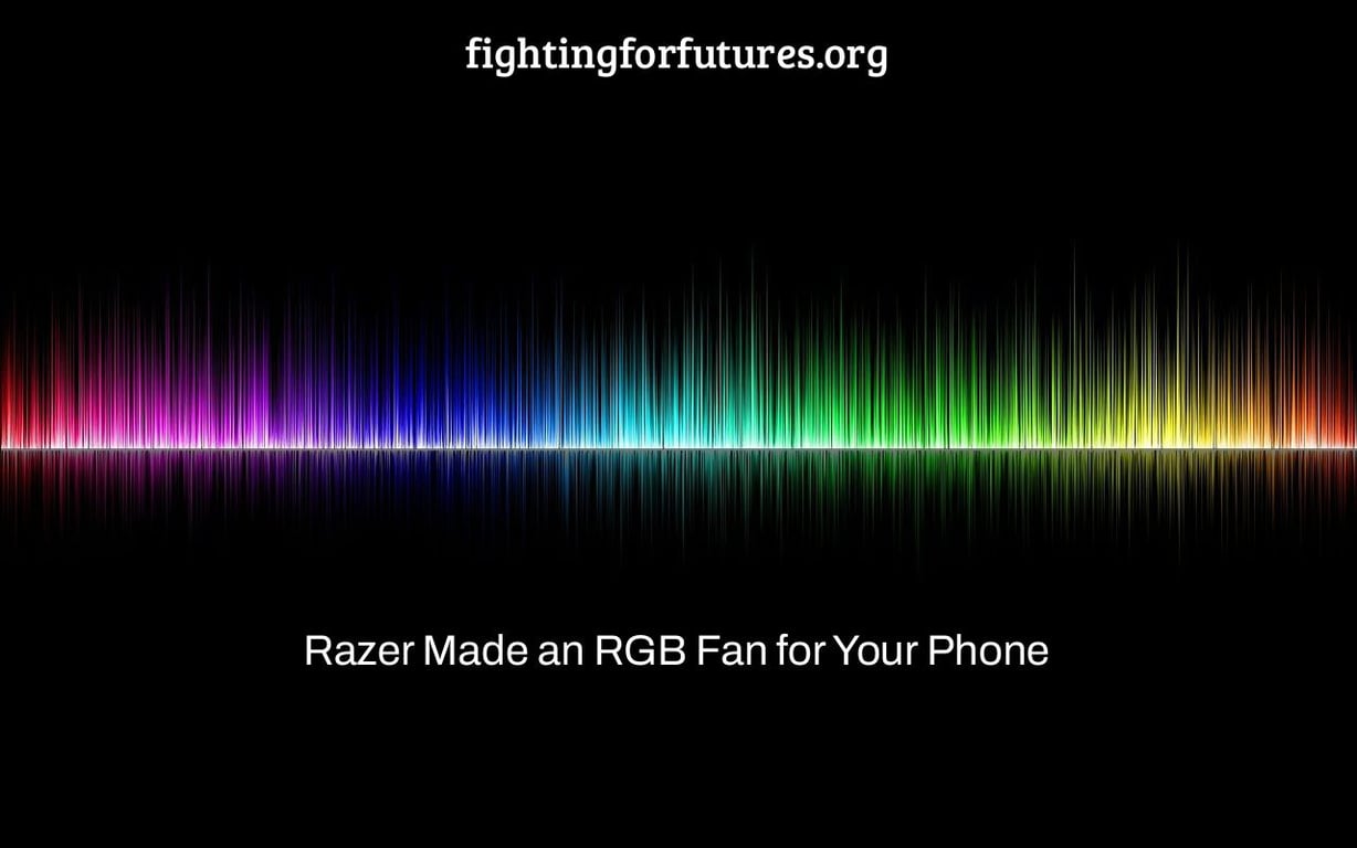 Razer Made an RGB Fan for Your Phone