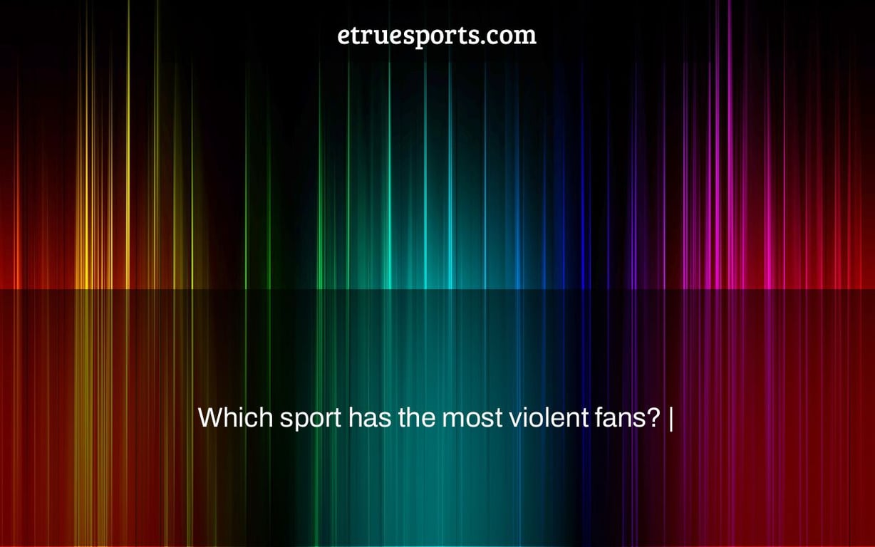 Which sport has the most violent fans? |