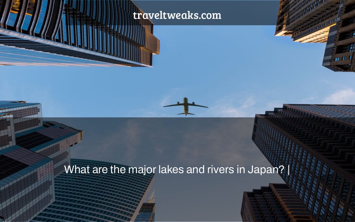 What are the major lakes and rivers in Japan? |