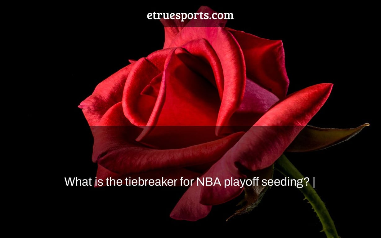 What is the tiebreaker for NBA playoff seeding? |