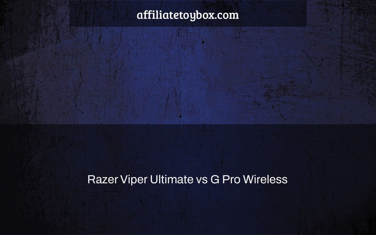 Razer Viper Ultimate vs G Pro Wireless