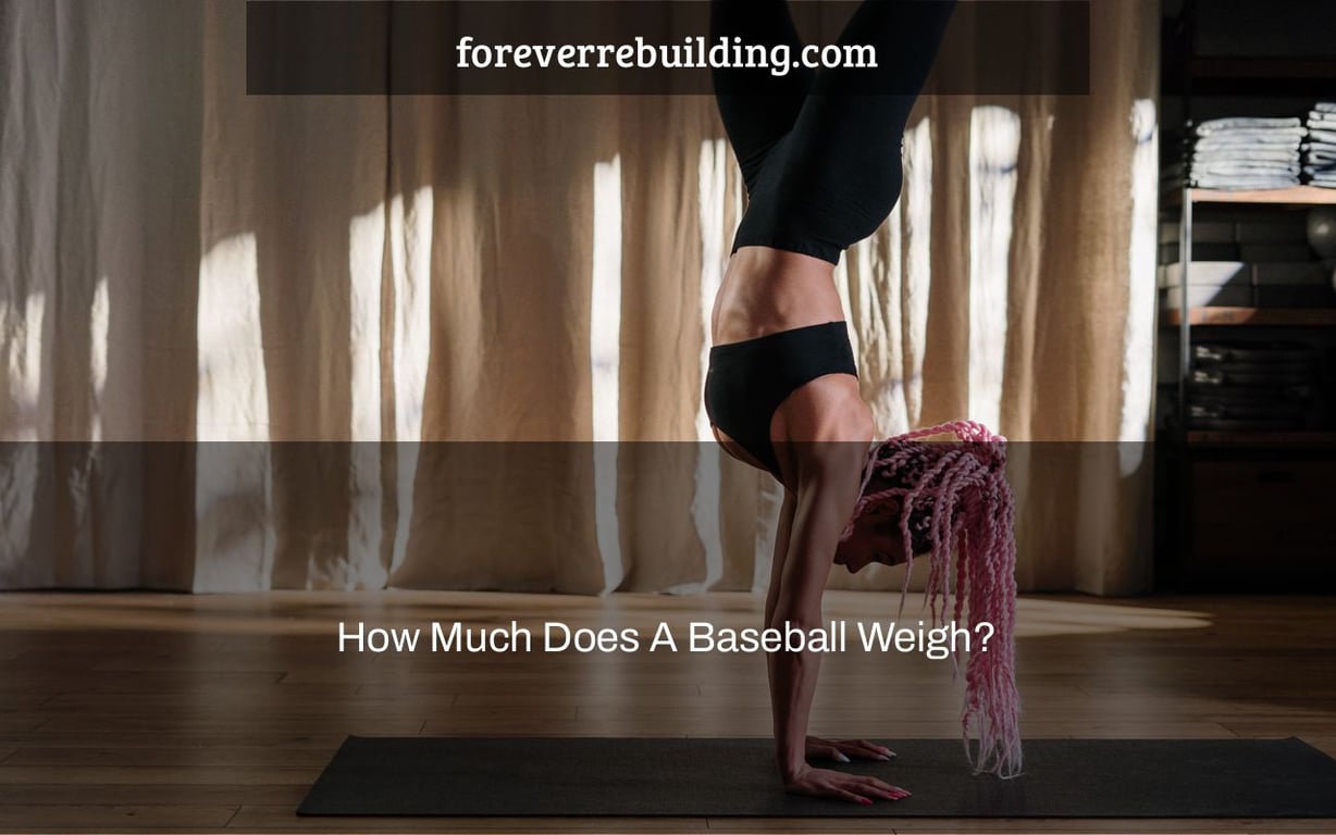 How Much Does A Baseball Weigh?