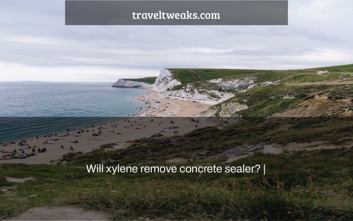 Will xylene remove concrete sealer? |